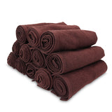 Hospeco® Cotton Salon Towel 16x28 Brown, 144/Case (HOSBB-1628-3BRN-CS) Case of 144