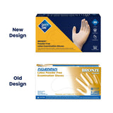 Safety Zone® Bronze Latex Powder Free 5.5 mil Exam Gloves, White, Med, Case of 1000 (SZNBRZ645) Case of 1000