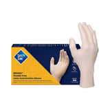 Safety Zone® Bronze Latex Powder Free 5.5 mil Exam Gloves, White, Med, Case of 1000 (SZNBRZ645) Case of 1000