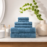 Arkwright Home® Aston & Arden Turkish Solid 6-Piece Set Copen Blue (PNP-BST-TS-CBL) 1 Set