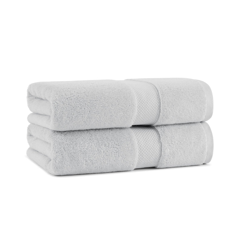 Aston & Arden Egyptian Cotton Bath Towel 30x54 Light Grey (2/Pack) (P-EGYP-3054-LGY) 2/PK