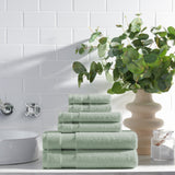 Arkwright Home® Host & Home 6pc Bath Towel Set Green, 6/Case Sets (HHBST-6PK-GR-CS) Case of 6 Sets