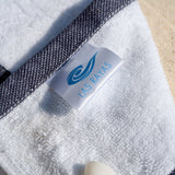 Hospeco® Las Rayas Beach Towel 30x60 Dark Grey, 24/Case (HOSBT-HS3060-15DG-CS) Case of 24