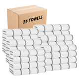 Hospeco® Las Rayas Beach Towel 30x60 Light Grey, 4/Pack (HOSBT-HS3060-15LG) Pack of 4