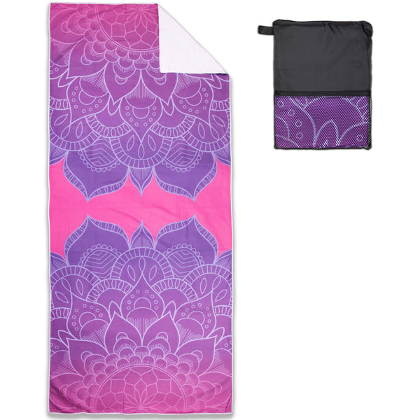 Arkwright Home Mandala Beach Towel 30x70 Purple (PNP-BT-MAND3070-PU) 1/EA