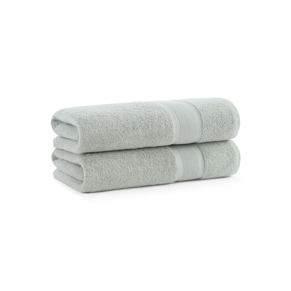 Aston & Arden Aegean Recycled Bath Towel 30x60 Green Solid (2/Pack) (P-BT-RO-3060-DS) 2/PK