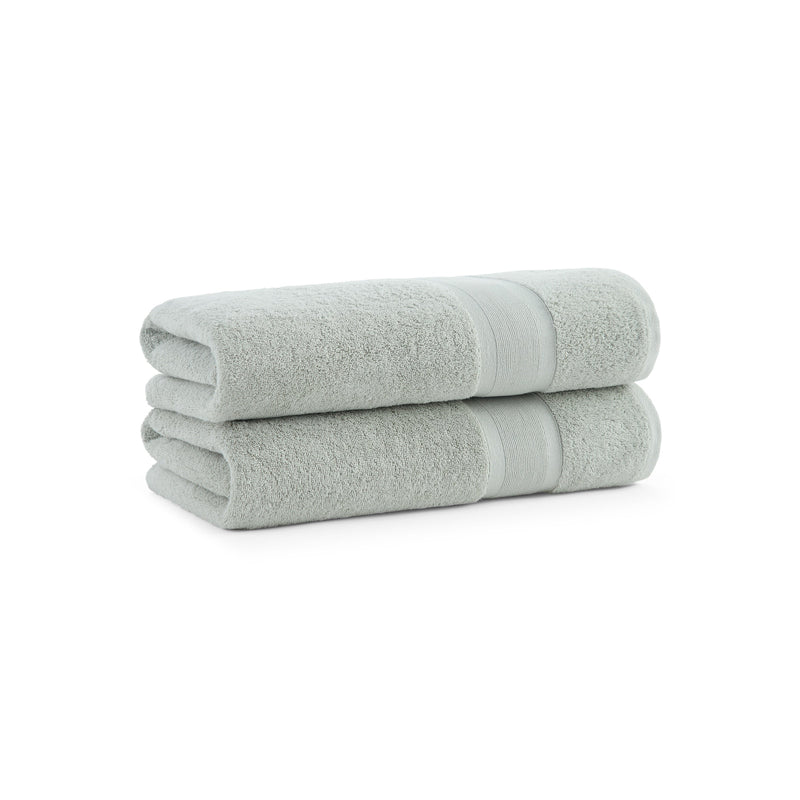 Aston & Arden Aegean Recycled Bath Towel 30x60 Green Solid (2/Pack) (P-BT-RO-3060-DS) 2/PK