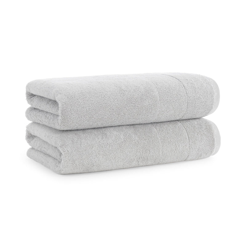 Aston & Arden Turkish Solid Bath Towel 30x60 Gray (2/Pack) (PNP-BT-TS3060-18-GRY) 2/PK