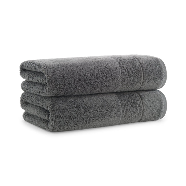 Aston & Arden Turkish Solid Bath Towel 30x60 Pewter (2/Pack) (PNP-BT-TS3060-18-PTR) 2/PK