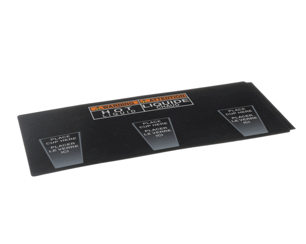 Bunn 28328.7013 Decal,Cup Placement Imix-3 Pc Eng/Fre (BU28328-7013) Each
