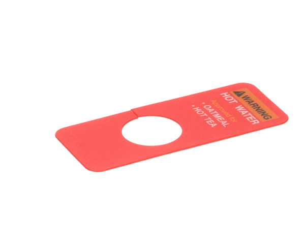 Bunn 29007.0003 Decal, Hot Water Mcdonalds (BU29007-0003) Each