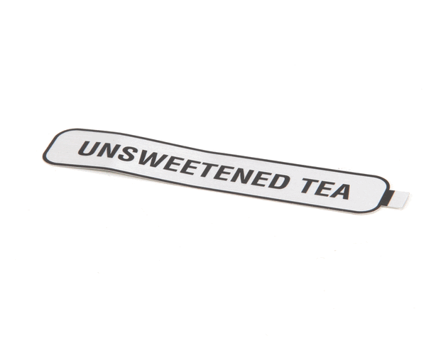 Bunn 29989.0001 Decal, Unsweetened Tea (BU29989-0001) Each