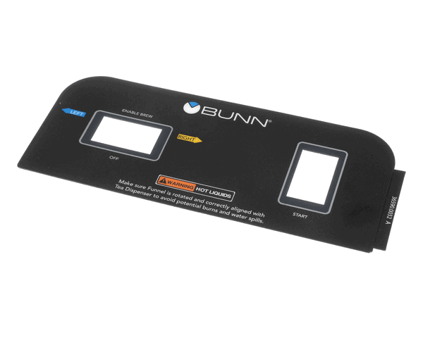 Bunn 36590.0032 Decal, Cont Pnl Dual Dilu (BU36590-0032) Each