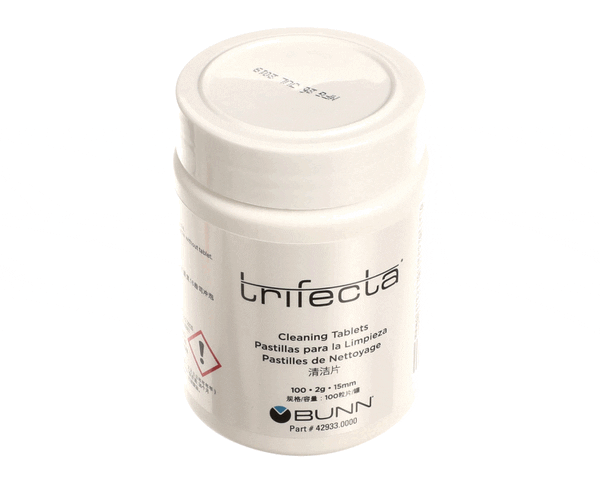 BUNN 42933.0000 TABLETS, CLEANING 100 (BU42933.0000) Each