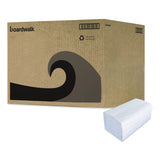 Boardwalk Green Single-Fold Towels, 1-Ply, 9.13 x 10.25, Natural White, 250/Pack, 16 Packs/Carton (BWK52GREEN) Case of 4000