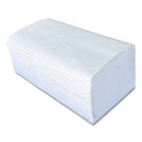 Boardwalk Green Single-Fold Towels, 1-Ply, 9.13 x 10.25, Natural White, 250/Pack, 16 Packs/Carton (BWK52GREEN) Case of 4000