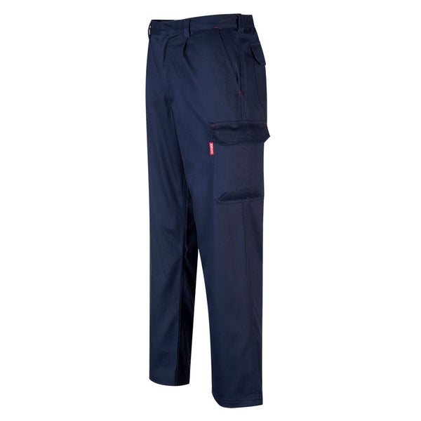 Portwest® Bizweld Work FR Cargo Pants, Navy, Size XL (BZ31NARXL) Each
