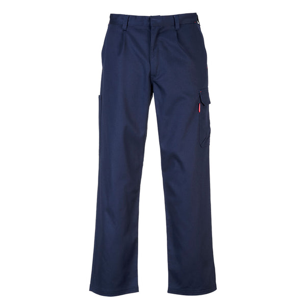 Portwest® Bizweld Work FR Cargo Pants, Navy Tall, Size XL (BZ31NATXL) Each
