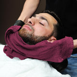 Hospeco® Cotton Jr. Salon Towel 16x27 Burgundy, 180/Case (HOSBBJ-1627-2-5BUR-CS) Case of 180
