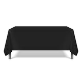 Hospeco® Mariposa Tablecloth 52x52 Black, 24/Case (HOSTL-52X52-BLACK-CS) Case of 24