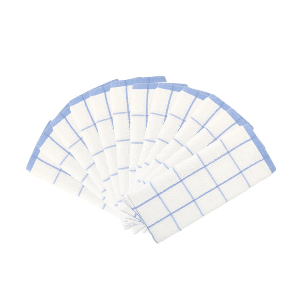 Arkwright Home Cooks Linen Kitchen Towel 15x25 Blue (12/Pack) (P-KT-BLUE) 12/PK