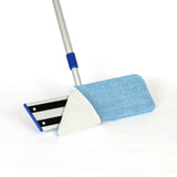 Hospeco® Microfiber Flat Wet Mop, 24", Blue, Pack of 12 (HOSM830024B) Pack of 12