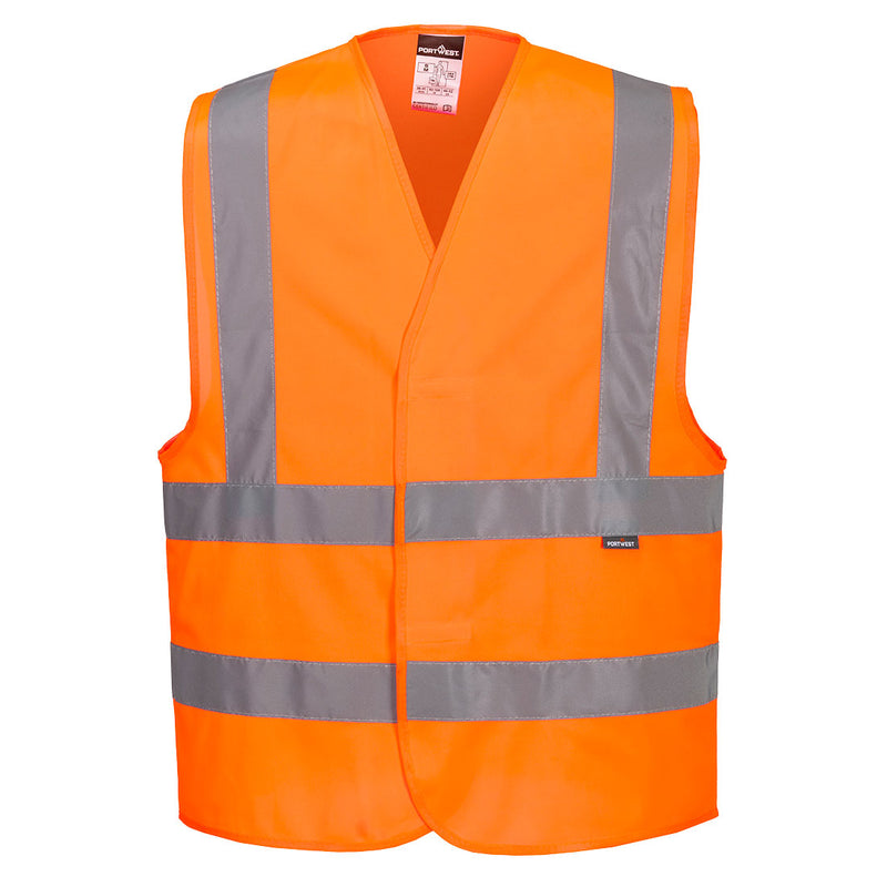Portwest® Hi-Vis Band and Brace Vest , Orange, Size XX/3X (C470ORRXX/3X) Each