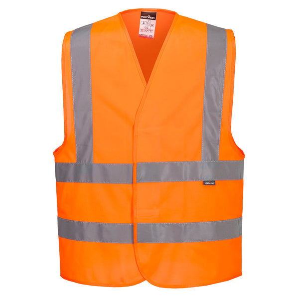 Portwest® Hi-Vis Band and Brace Vest , Orange, Size 4X/5X (C470ORR4X/5X) Each