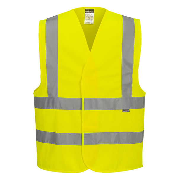 Portwest® Hi-Vis Band and Brace Vest , Yellow, Size 4X/5X (C470YER4X/5X) Each