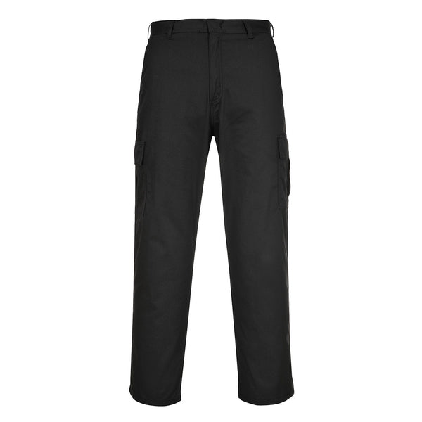 Portwest® Cargo Pants, Black, Size 38 (C701BKR38) Each