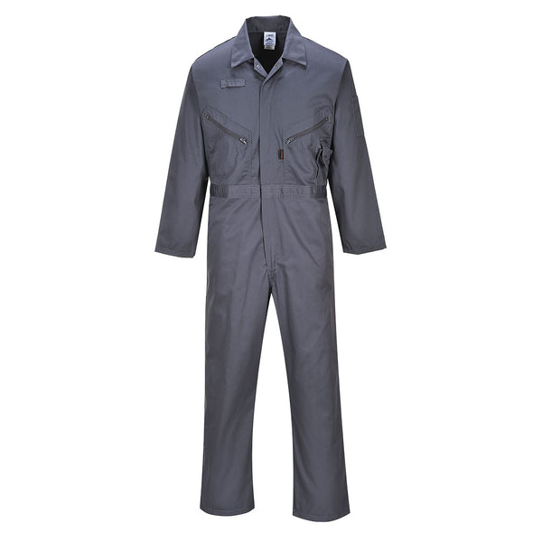 Portwest® Liverpool Zipper Coverall, Graphite Gray, Size M (C813GGRM) Each