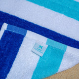 Hospeco® Cabo Cabana Beach Towel 30x70 Navy/Blue, 4/Pack (CABOCABANA-NV/BL) Pack of 4