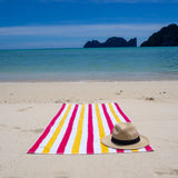 Hospeco® Cabo Cabana Beach Towel 30x70 Red/Yellow, 24/Case (HOSCABOCABANA-RD-YL-CS) Case of 24