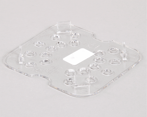 CAMBRO 60CWD-135 1/6 SIZE CLEAR CAMWEAR FOOD PAN DRAIN SH (CAM60CWD-135) Each