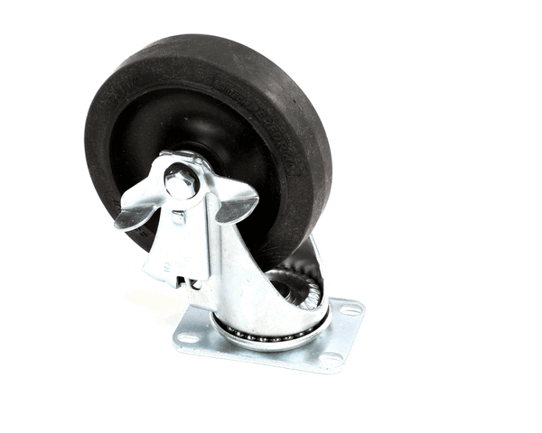 CARTER HOFFMANN 18301-5113 5 SWIVEL BLACK RBR WITH BRAKE (CAR18301-5113) Each