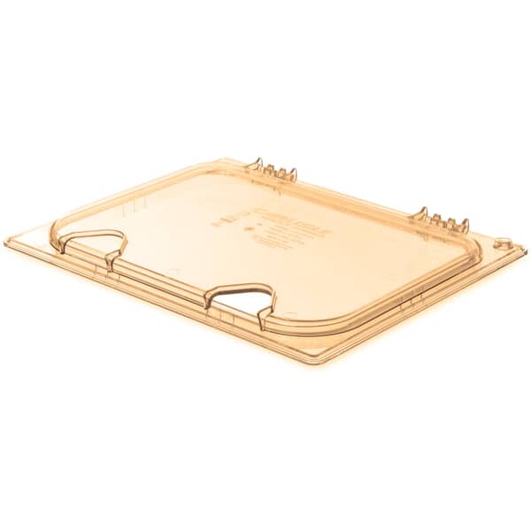 CARLISLE 10439Z13 LID 1/2SZ HINGE FP HH AMBER NOTCH EZ ACC (CARL10439Z13) Each