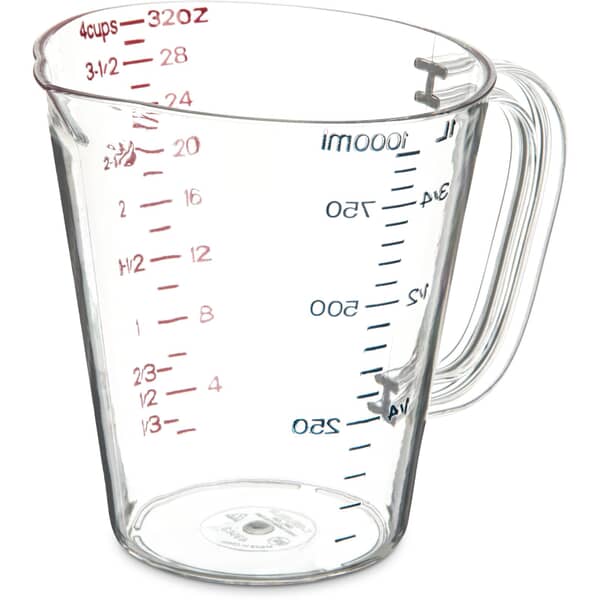 CARLISLE 4314307 QUART SZ PC MEASURING CUP CLR (CARL4314307) Each
