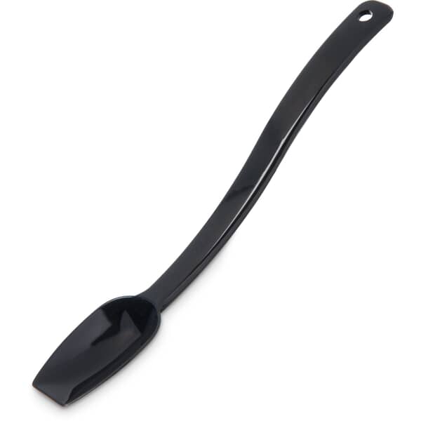 Carlisle 445003 Solid Spoon 0.25Oz, 8" Black (CARL445003) Each