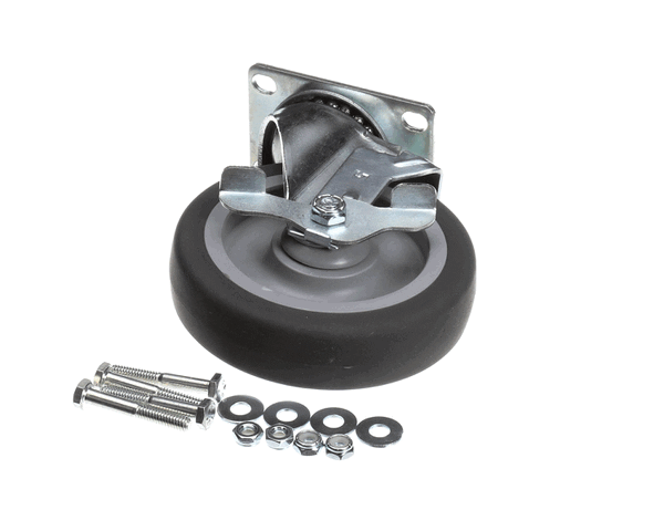 Carlisle It410Csb00 Caster 5" Swivel W/Brake Gray (CARLIT410CSB00) Each