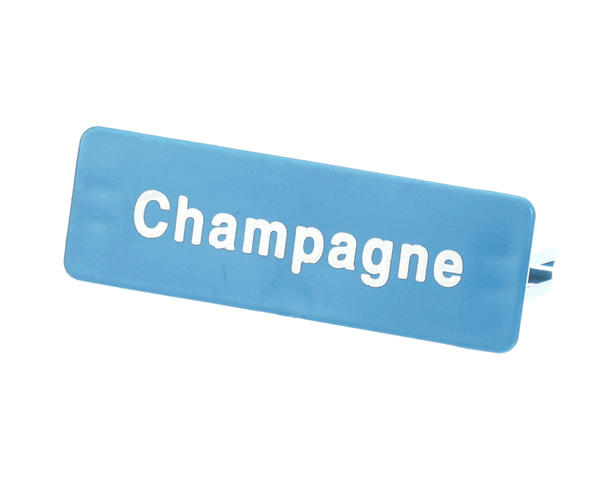 Carlisle Plq30114 Plaque Glass Champagne Carlblu (CARLPLQ30114) Each