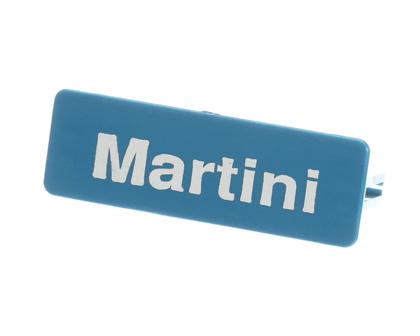 Carlisle Plq32714 Plaque Glass Martini Carl Blue (CARLPLQ32714) Each