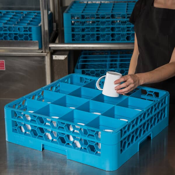Carlisle Rg16-114 Rack 16 Compt Glass +1 Carlblu (CARLRG16-114) Each