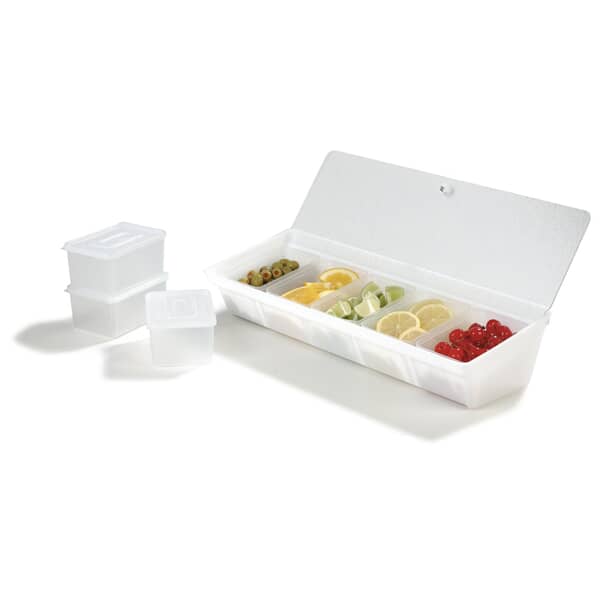 Carlisle Ss10702 Replacement 1-1/4 Pint Containers/Lids 5 (CARLSS10702) Each