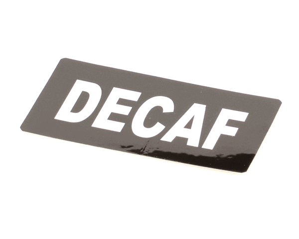 CONCORDIA BEVERAGE SYSTEM 1500-016 LABEL HOPPER DECAF XPRESS (CCO1500-016) Each
