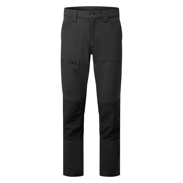 Portwest® WX2 Eco Flex Work Pants, Black, Size 38 (CD886BKR38) Each