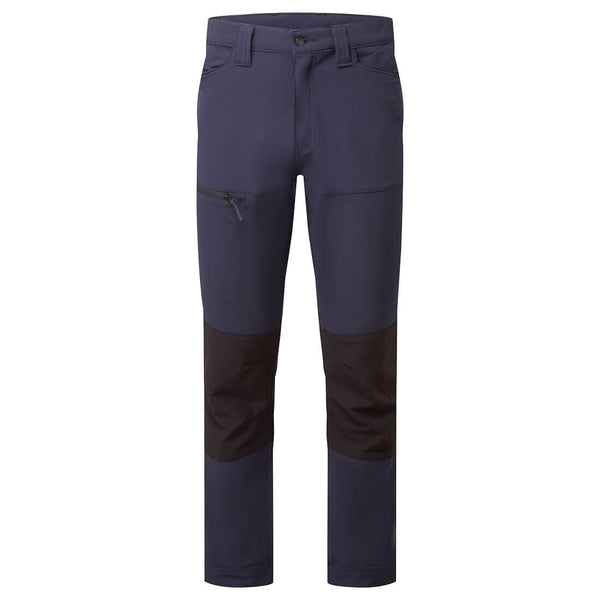 Portwest® WX2 Eco Flex Work Pants, Dark Navy/Black, Size 42 (CD886DKR42) Each