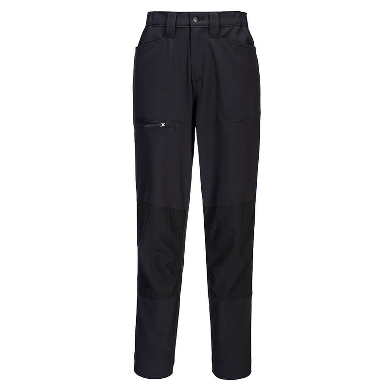 Portwest® WX2 Eco Women's Flex Work Pants, Black, Size 26 (CD887BKR26) Each
