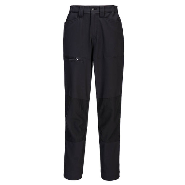 Portwest® WX2 Eco Women's Flex Work Pants, Black, Size 28 (CD887BKR28) Each