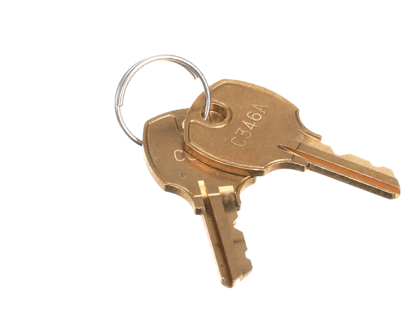 Custom Deli's Equipment Cdi-260 (1) Set Keys Only For 6'2 T Fsw & Remote (CDECCDI-260) Each