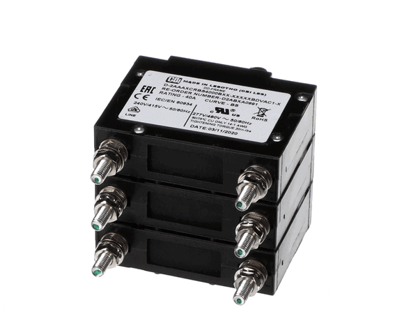 Custom Deli's Equipment Cdi-572 Power Switch - Tyco 40 Amp (3 Pole) Blac (CDECCDI-572) Each